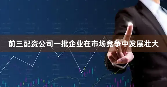 前三配资公司一批企业在市场竞争中发展壮大